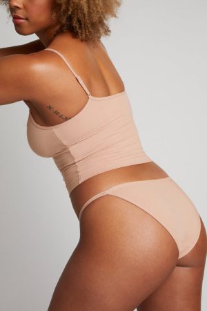 Cloud Cotton String Bikini in Buff (Pack)