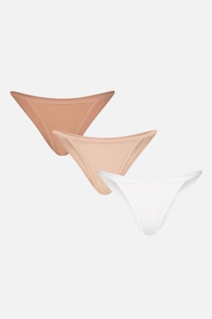 Cloud Cotton String Bikini in Honey (Pack)